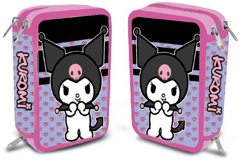 Cerda Hello Kitty Kuromi užpildyta pieštukų dėžutė, 3 lygiai