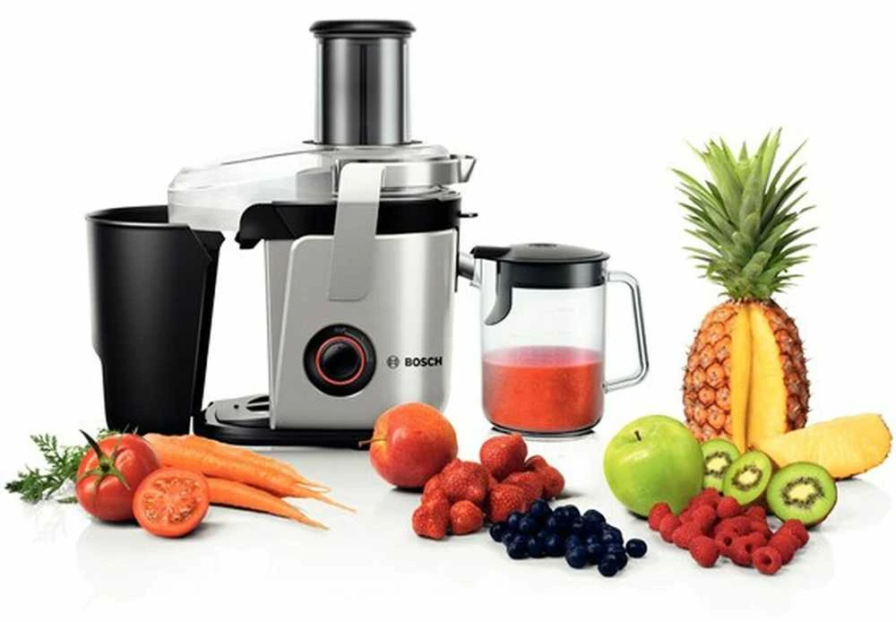 Sulčiaspaudė Bosch MES4000 juice maker Juice extractor Juodas,Pilkas,Nerūdijantis plienas 1000 W