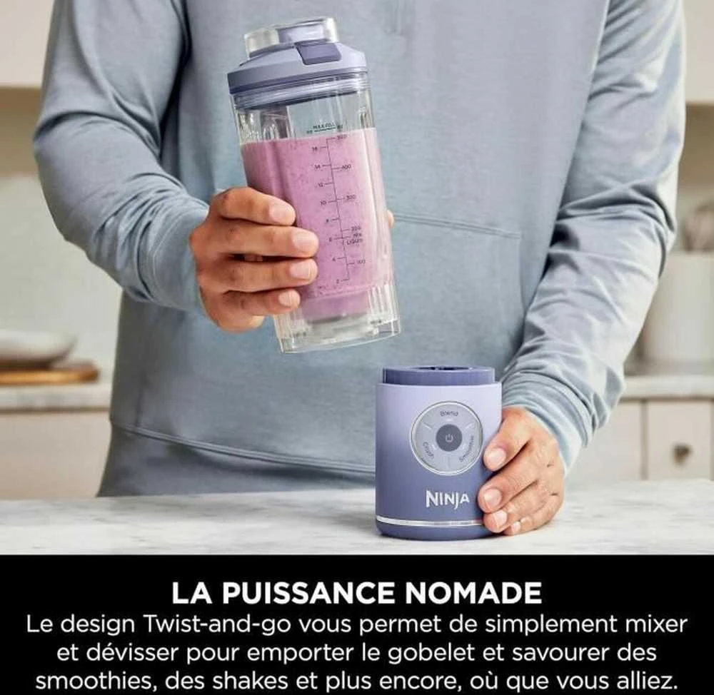 Belaidė kokteilinė Ninja Blast Max Cordless  BC251EULD, Lavender
