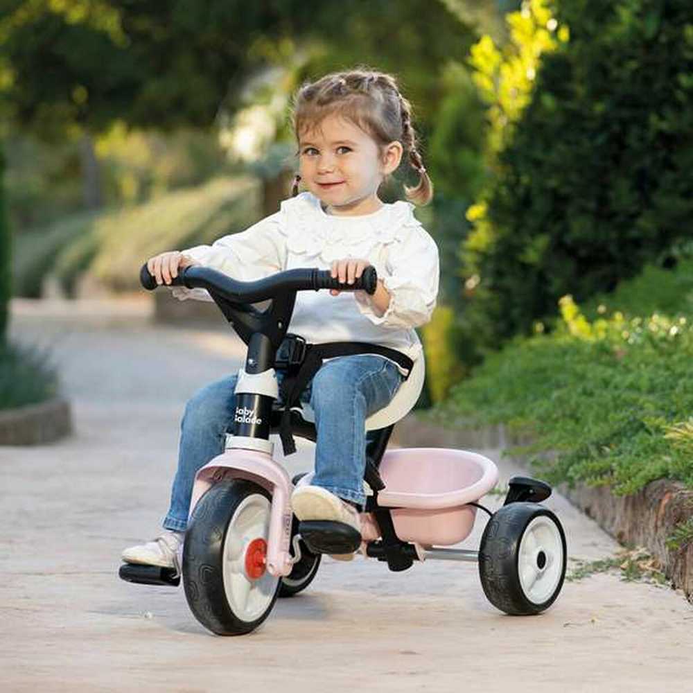 Triratis Smoby Paseo para bebés Rožinė