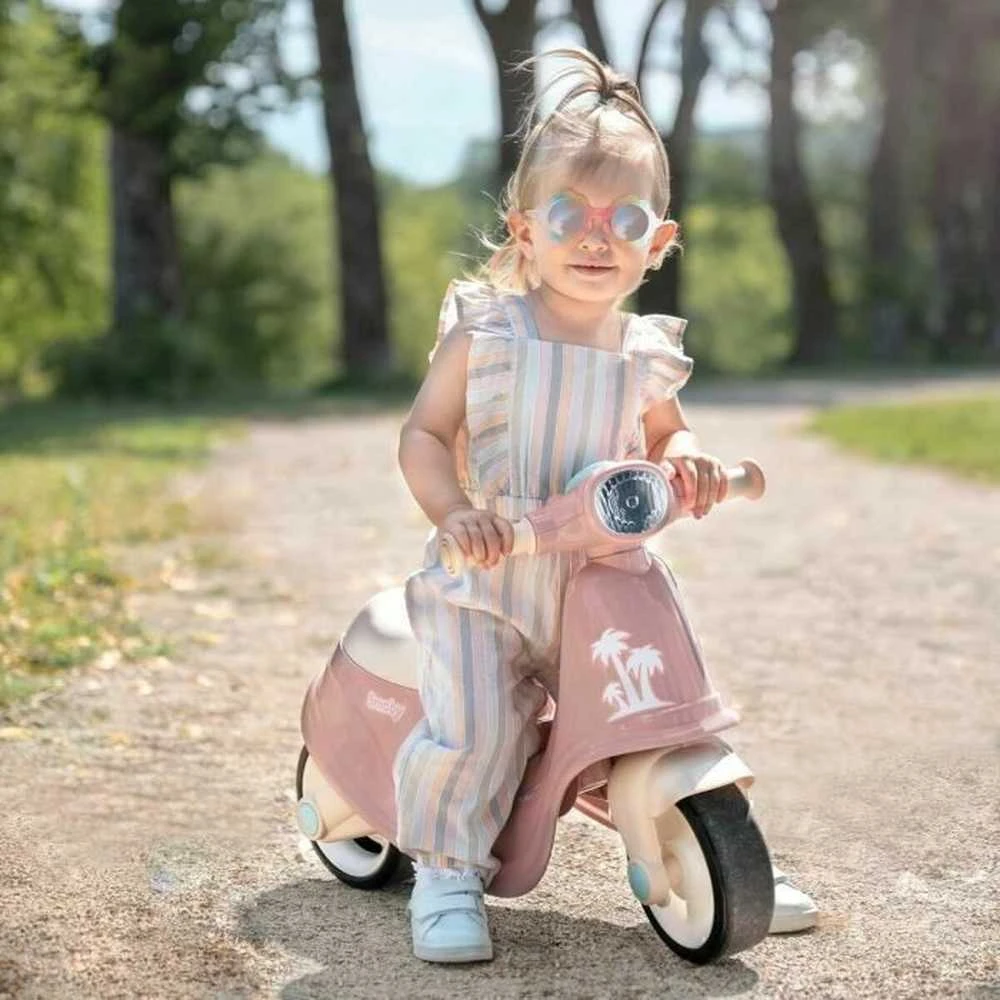 Smoby jojimo motoroleris rožinis pūlus