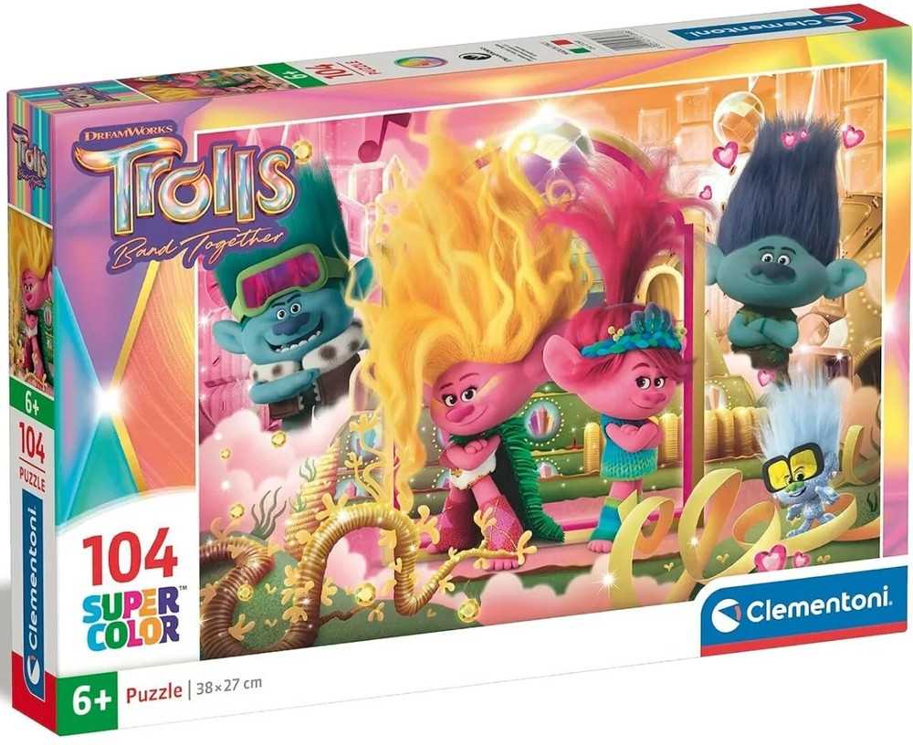 Clementoni Dėlionė 104 vnt. - Troliai
