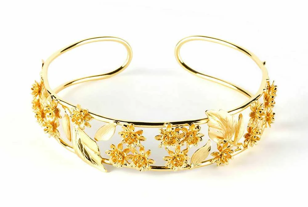 Shabama LUXOR choker #shiny auksinis 1 u