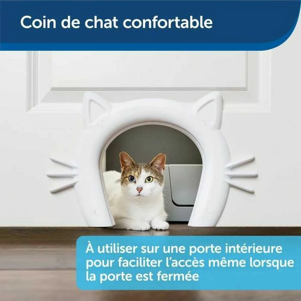 PetSafe Katės praėjimas – vidinių durų praėjimas su lygiomis briaunomis ir lengvu montavimu