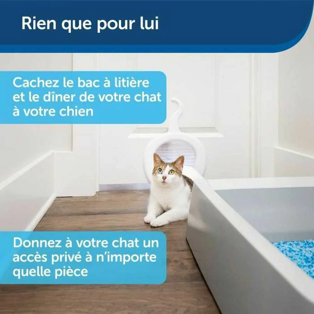 PetSafe Katės praėjimas – vidinių durų praėjimas su lygiomis briaunomis ir lengvu montavimu