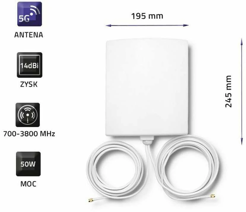 QOLTEC 57022 5G Antenna 14 dBi Outdoor