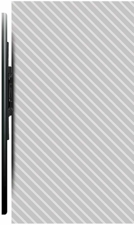 Laikiklis B-TECH BT8441 - Tvirtinimo komplektas (sienos plokštė, 2 x sąsajos laikikliai) - LCD ekranui (žemo profilio) - juodas - ekrano dydis: iki 55"
