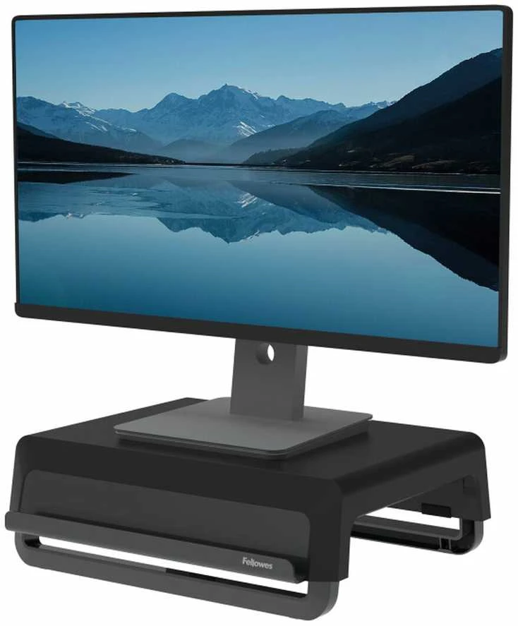 Fellowes | Breyta 2in1 Nešiojamas kompiuteris Carry Case/Nešiojamas kompiuteris Riser | 384 x 308 x 89 mm | Juodas