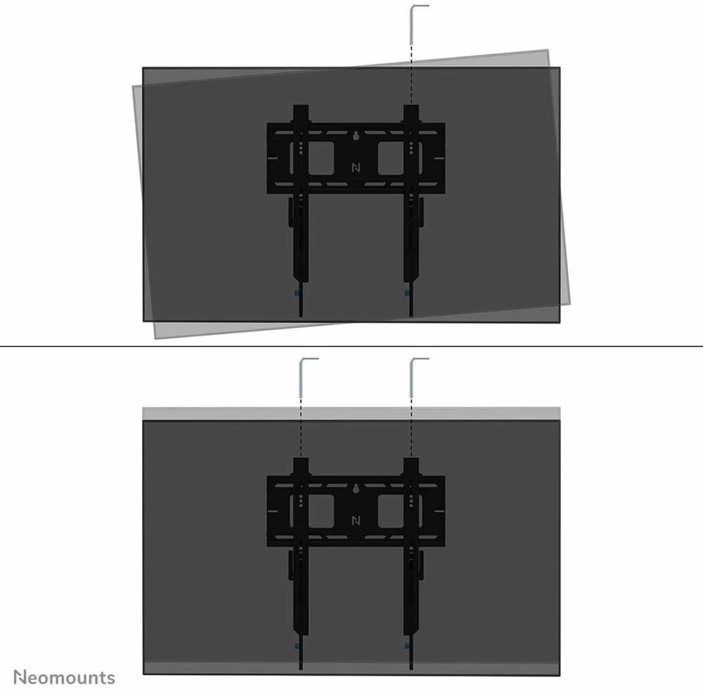 Laikiklis NEOMOUNTS LEVEL-750 WALL MOUNT (XL, 100 KG, KICKSTAND, LOCKABLE, CONNECTABLE, VESA 400X400)