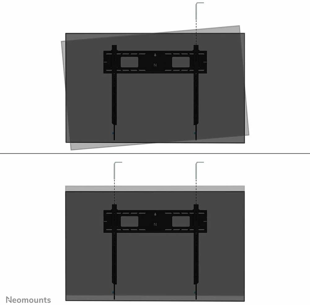 Laikiklis NEOMOUNTS LEVEL-750 WALL MOUNT (XL, 125 KG, KICKSTAND, LOCKABLE, CONNECTABLE, VESA 800X600)