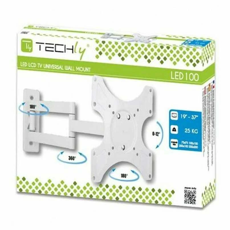 Techly ICA-LCD 2903WH plokščiųjų ekranų sieninis laikiklis 94 cm (37") Balta