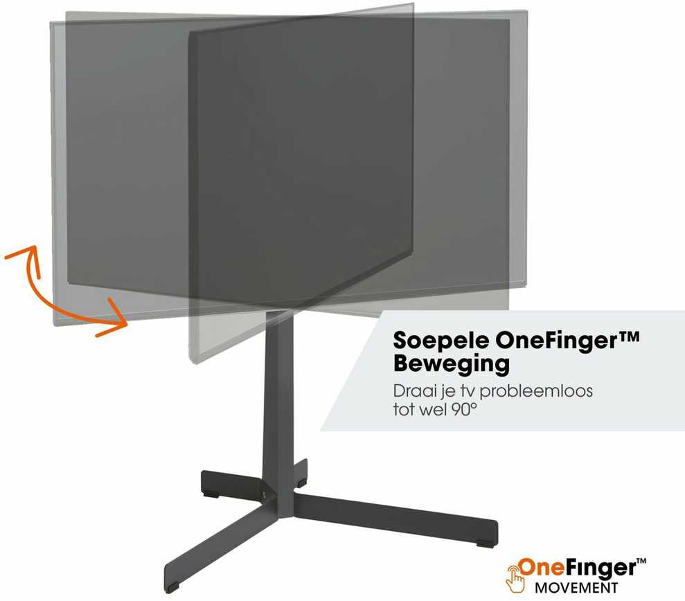 Laikiklis Vogel's TVS3690 sw TV Standfuß Stahl