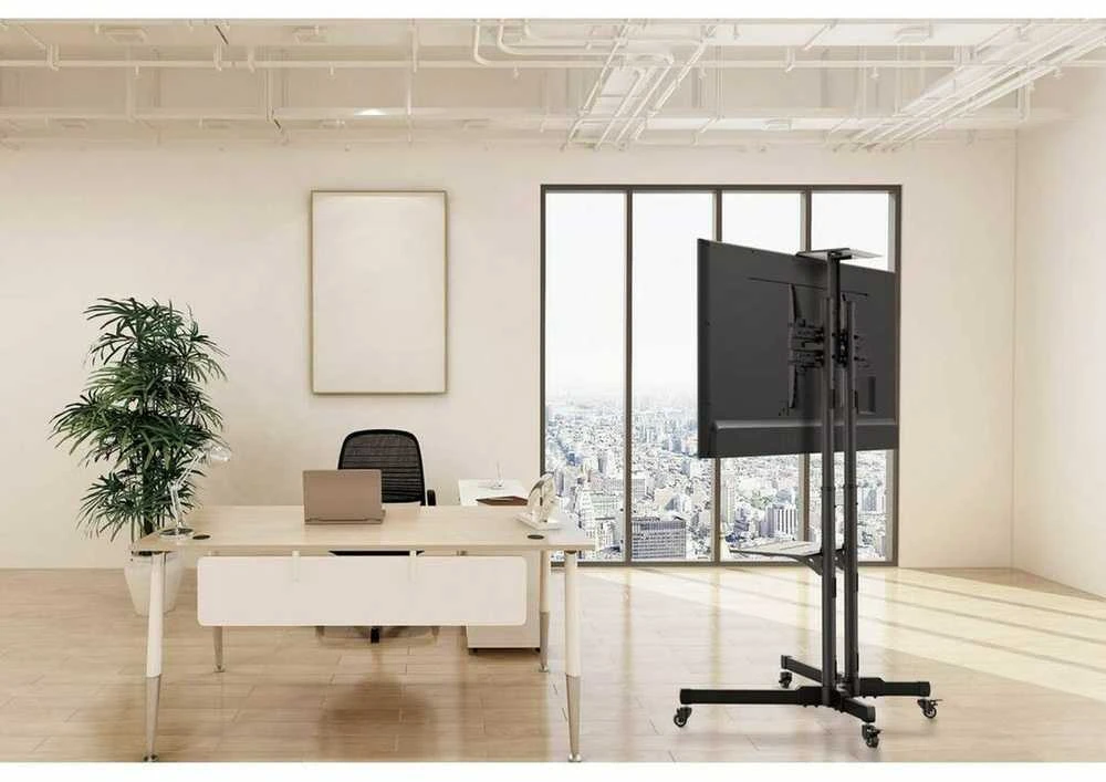 Manhattan 461238 monitoriaus laikiklis arba stovas 177,8 cm (70") Juoda