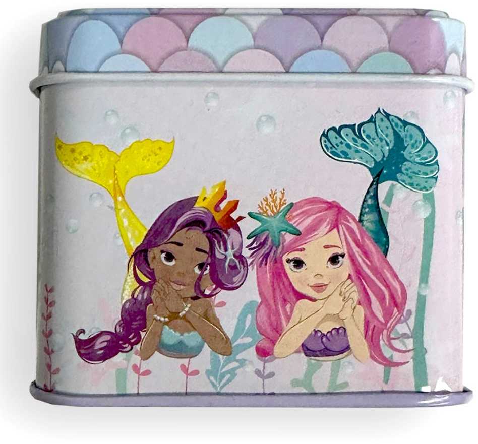 Undinėlės magija mini metalinė dėžutė 7,5 cm