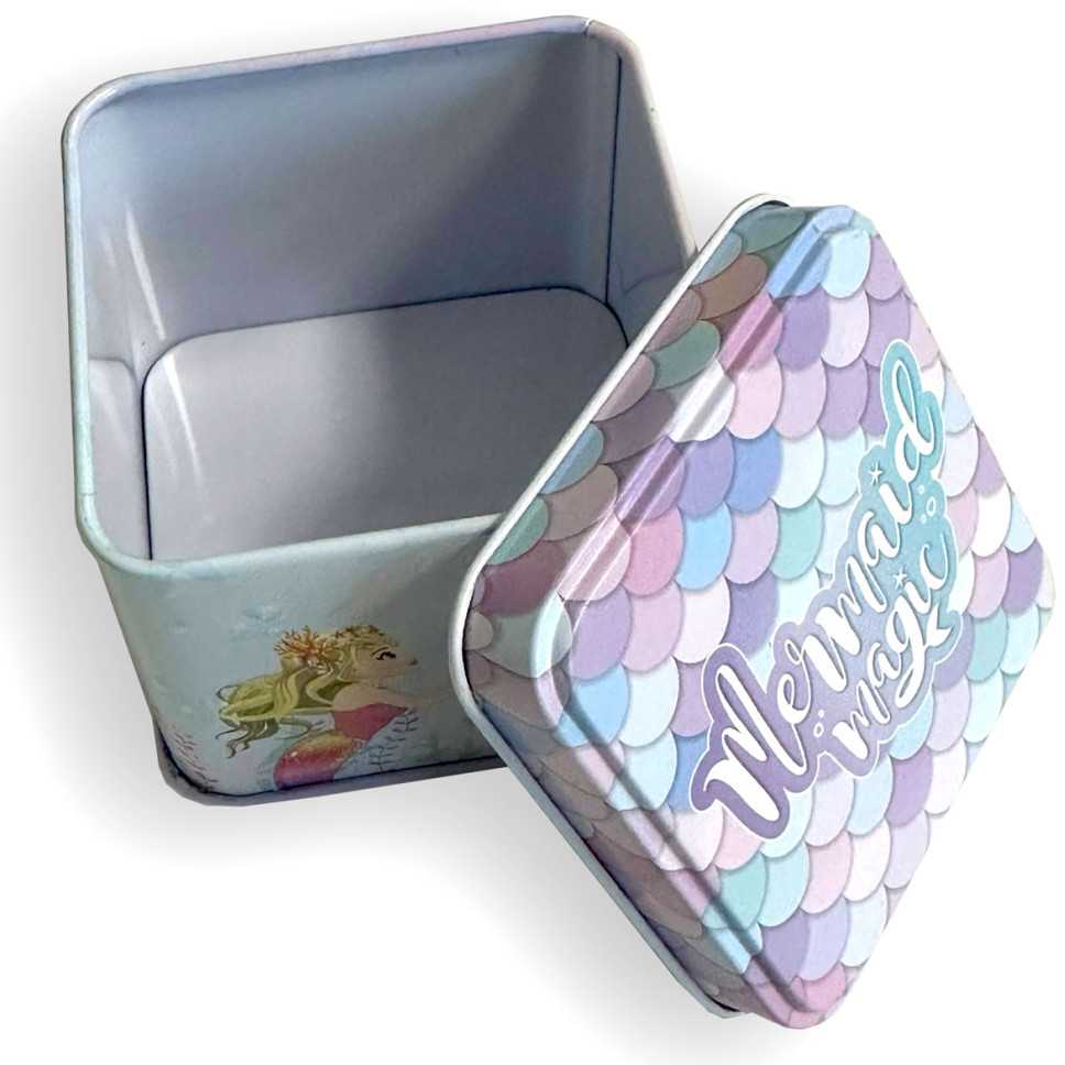 Undinėlės magija mini metalinė dėžutė 7,5 cm