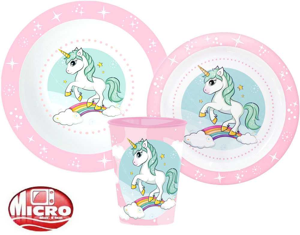 „Unicorn Range“ pietų servizas, mikroplastiko, su puodeliu 260 ml