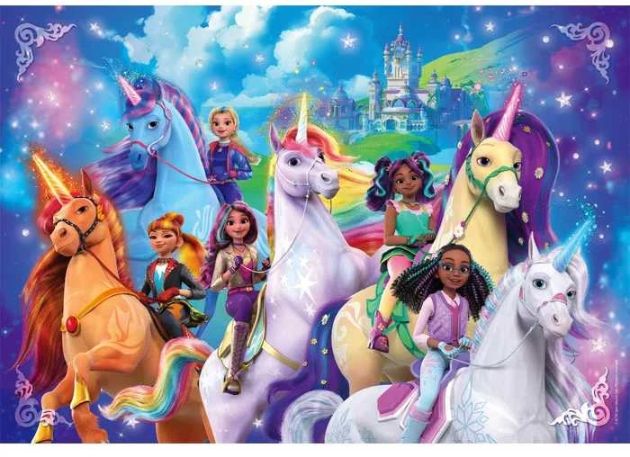 Dėlionė Clementoni CLE puzzle 180 Super Unicorn Academy 29802