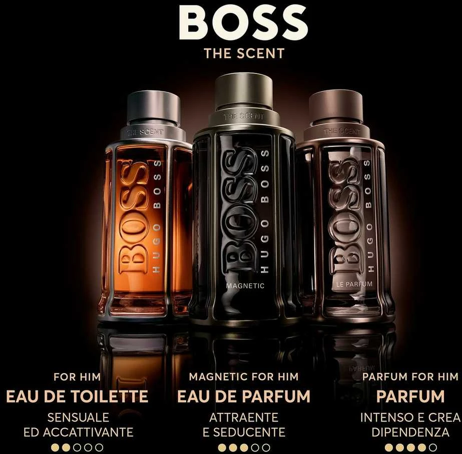 Hugo Boss The Scent For Him Magnetinis EDP Purškiklis, 100 ml