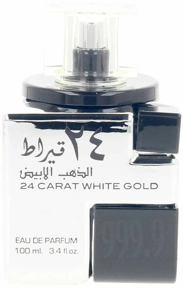 Unisex kvepalai Lattafa 24 Carat White Gold EDP, 100 ml