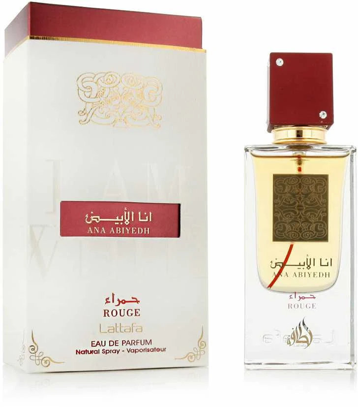 Unisex kvepalai Lattafa Ana Abiyedh Rouge EDP, 60 ml
