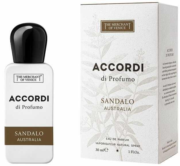The Merchant of Venice Accordi di Parfumo Sandalo Australia EDP parfumuotas vanduo unisex, 30 ml