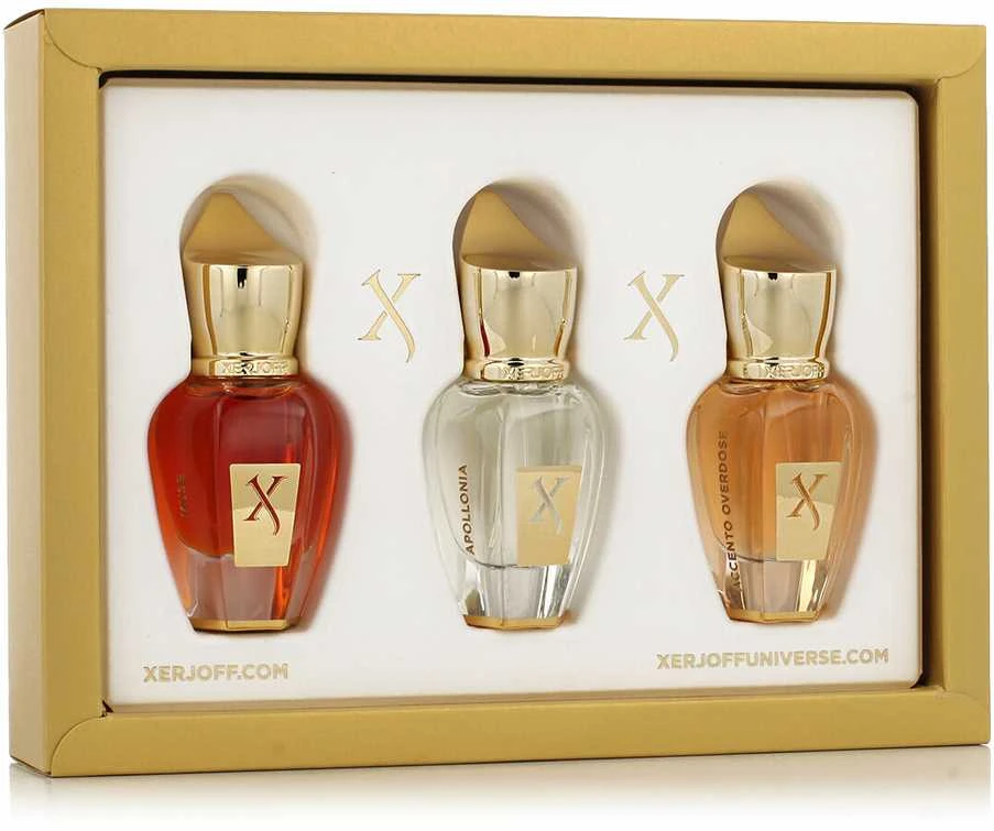 Mini sada XerJoff - Muse + Apollonia + Accento Overdose 3 x, 15 ml