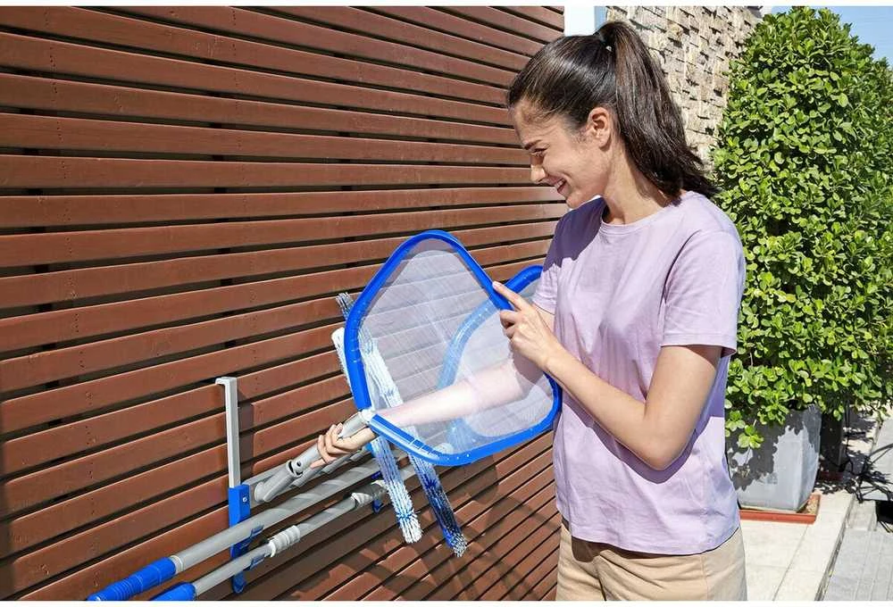 Bestway „Flowclear StorePro“ baseino priedų ir įrangos organizatorius, mėlynas, pilkas, ABS, 182 mm, 420 mm, 570 mm, 842 g