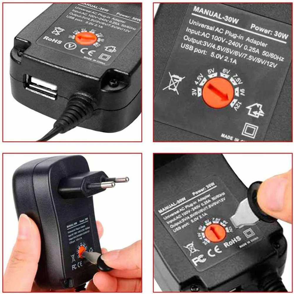 Fusion Universalus reguliuojamas maitinimo šaltinis 3V-12V, 30W