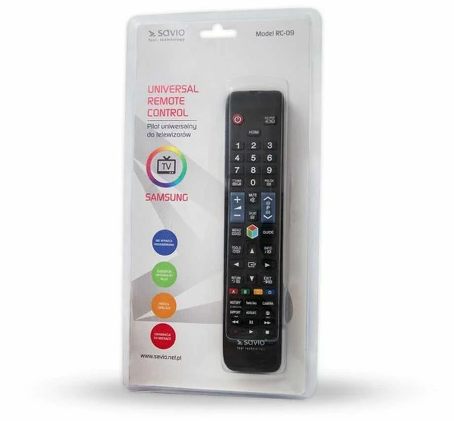 TV pultas Savio RC-09 Samsung