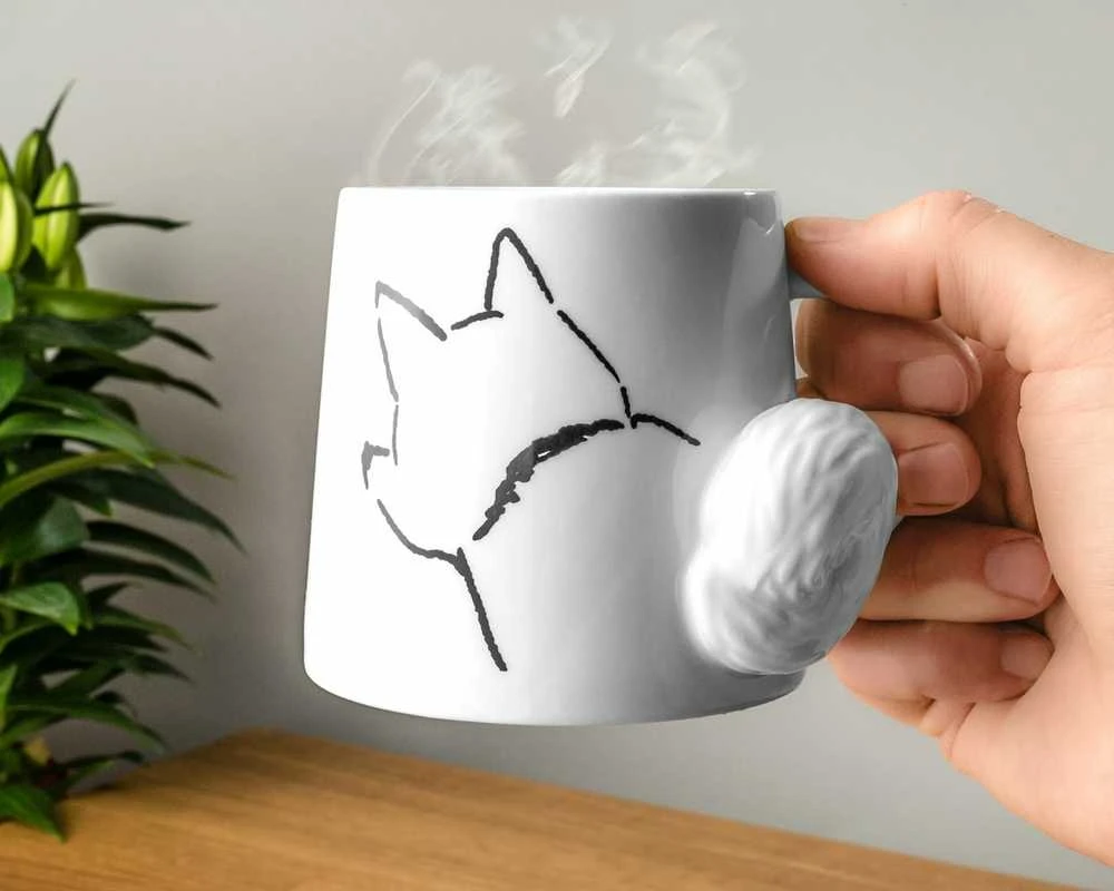 Uodegos puodelis ŠUO 3D