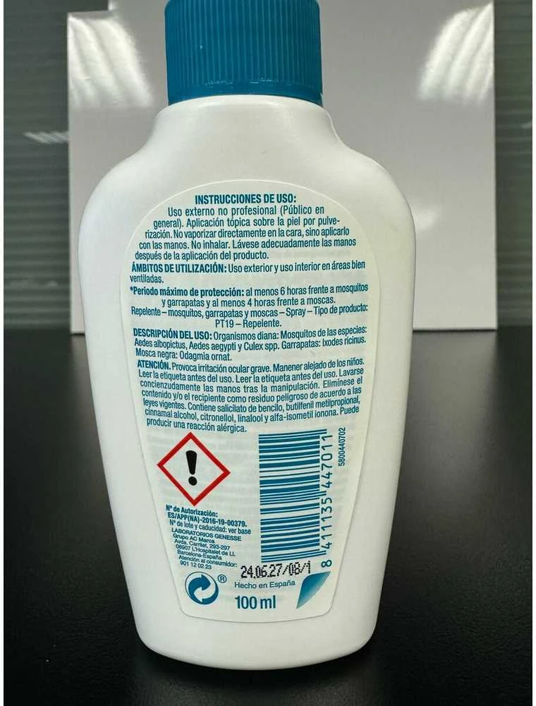 Ecran Repel And Care purškalas nuo uodų 100ml