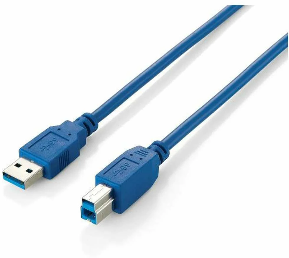 Kabelis USB Equip USB-A - USB-B 3 m Mėlyna (128293)