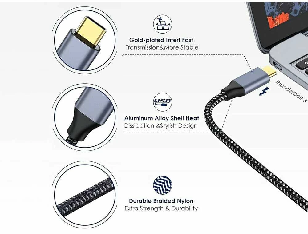 Kabelis USB Conceptronic USB-C - HDMI 2 m Juodai-sidabrinė (ABBY10G)