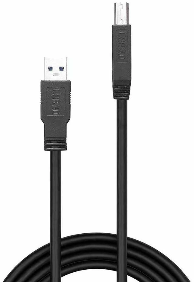 Lindy 43098 USB cable 10 m USB 3.2 Gen 1 (3.1 Gen 1) USB A USB B Juodas