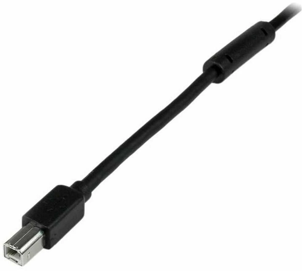 Kabelis USB StarTech USB-A - USB-B 20 m Juodas (USB2HAB65AC)