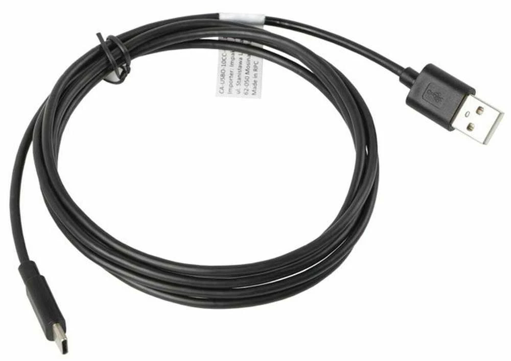LANBERG CA-USBO-10CC-0018-BK cable USB 2.0 Type-C M -AM 1.8m juodas