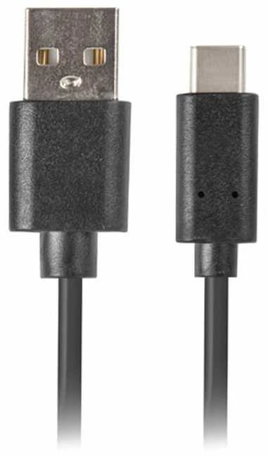 LANBERG CA-USBO-31CU-0018-BK laidas USB-C M A M 3.1 1.8M Juodas