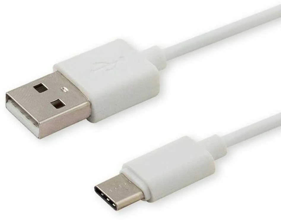 USB Kabelis - Savio CL-125 USB 2.0 1 m Baltas