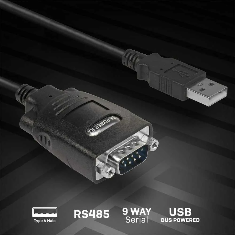 USB Adapteris - LINDY USB į RS485 Konverteris, 12Mbps, 0°C iki 50°C, Juodas
