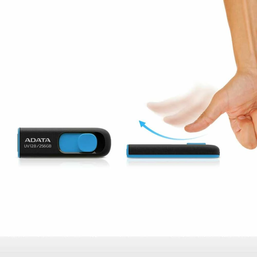 USB laikmena Adata UV128 32GB Juodas/Mėlynas