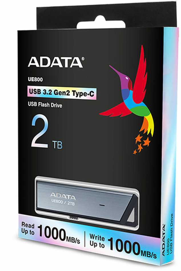 ADATA USB atmintinė „Dashdrive Elite UE800 2TB“ USB3.2-C Gen2
