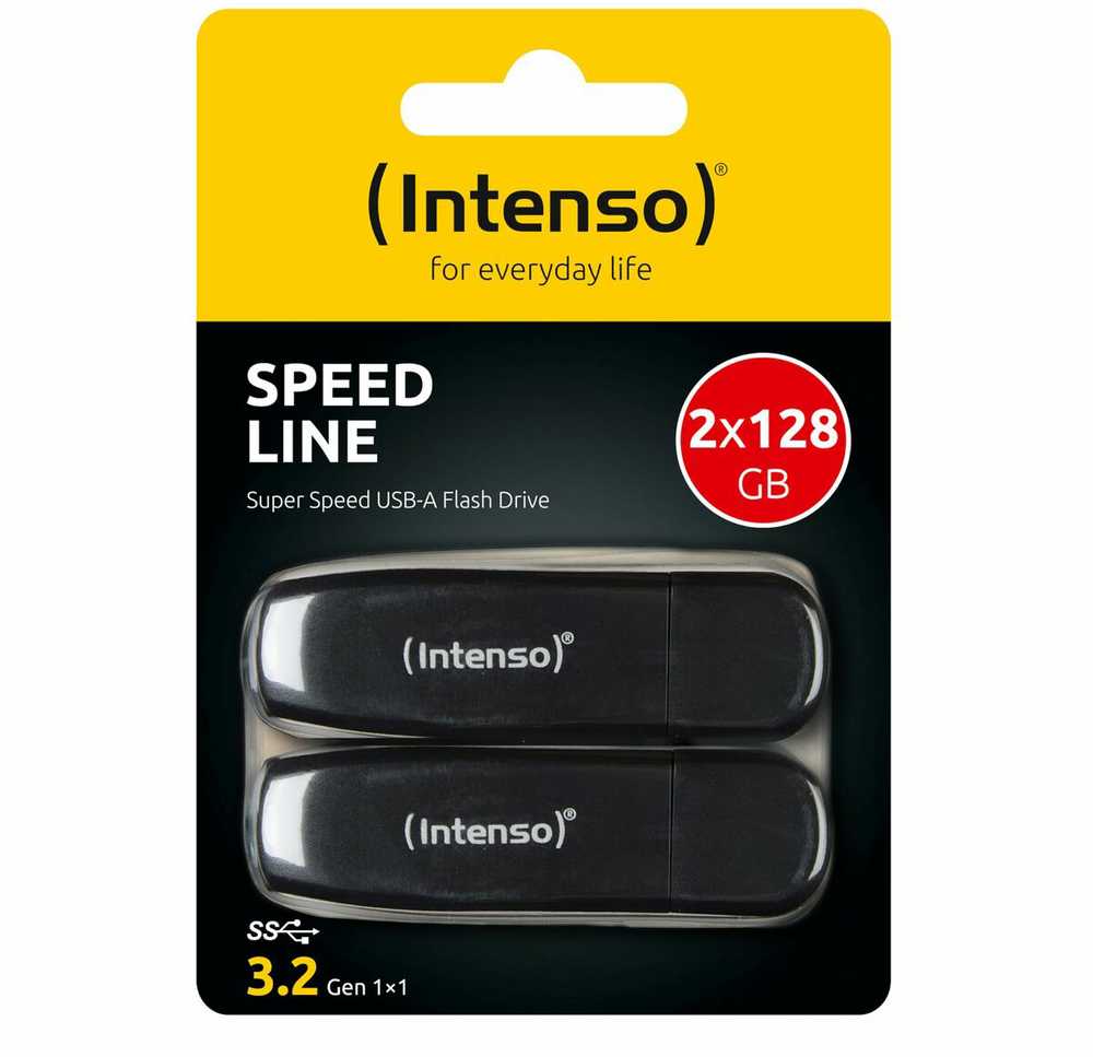 Intenso 3533495 pamięć USB 128 GB USB Typu-A 3.2 Gen 1 (3.1 Gen 1) Juodas