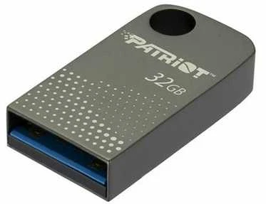 Patriot FLASHDRIVE Tab300 32GB USB 3.2 120MB/s, mini, aliuminio, sidabrinis