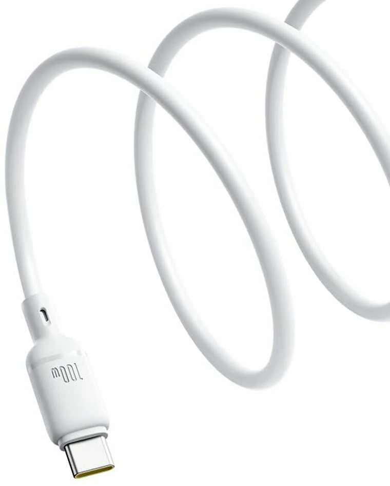 Kabelis USB Baseus USB-C - USB-C 1 m Baltas (P10377704213-00)