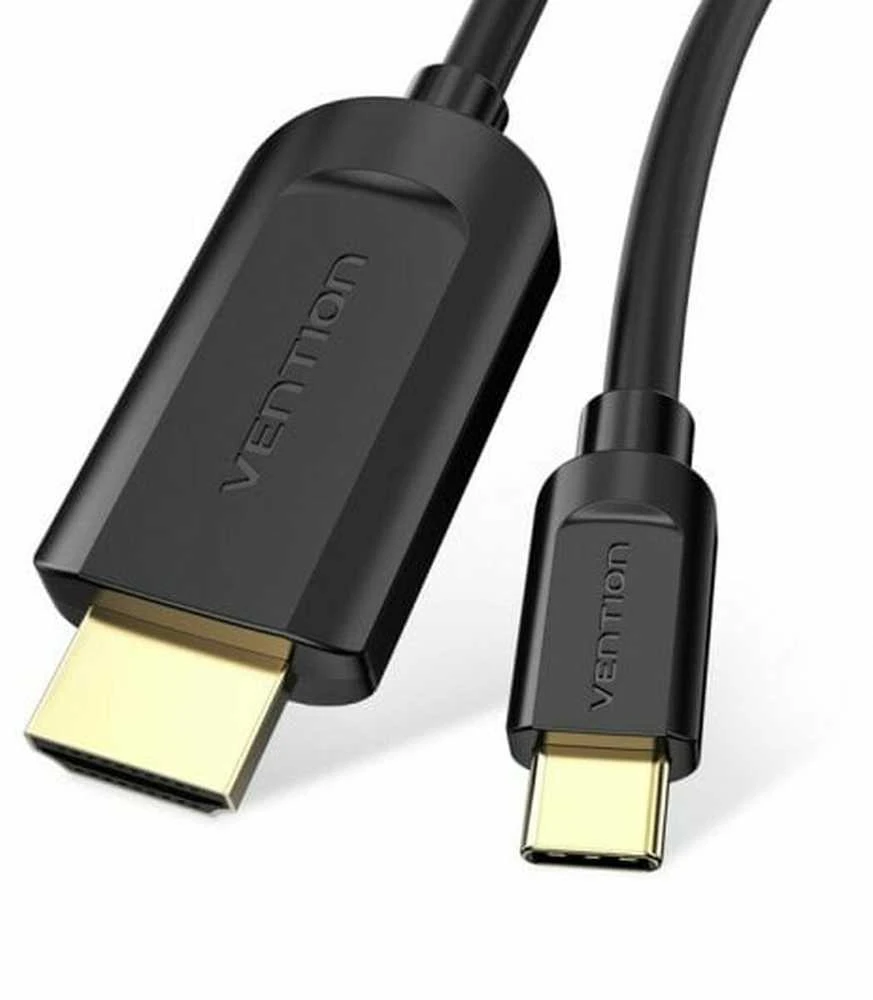 Vention USB-C prie HDMI, ventiliacija CGUBG, 1.5 m (juoda)