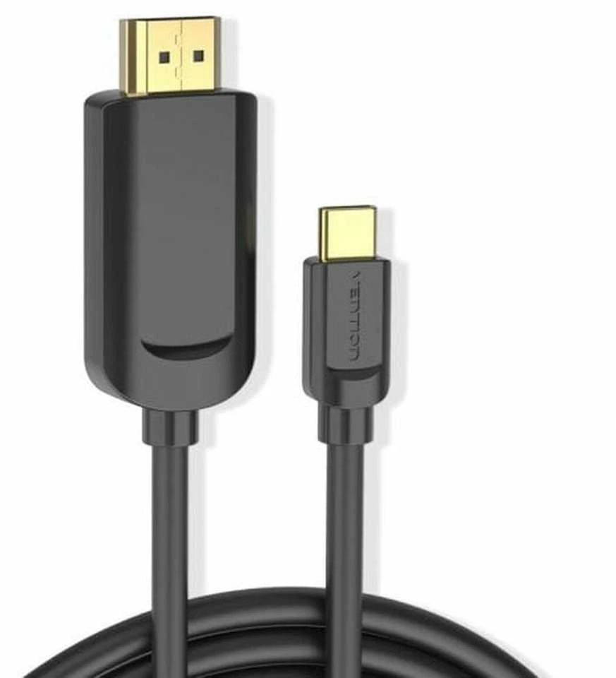 Vention USB-C prie HDMI, ventiliacija CGUBG, 1.5 m (juoda)