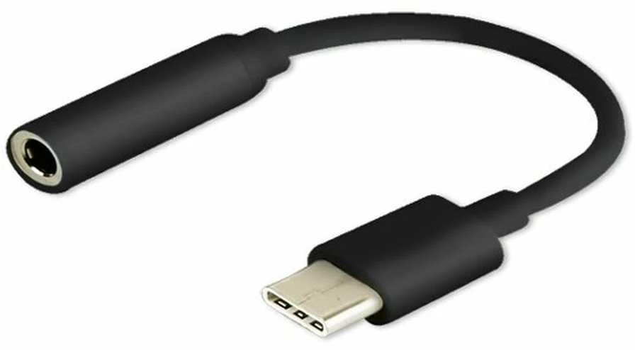 Garso Adapteris - Savio USB 3.1 C į 3.5 mm, Juodas
