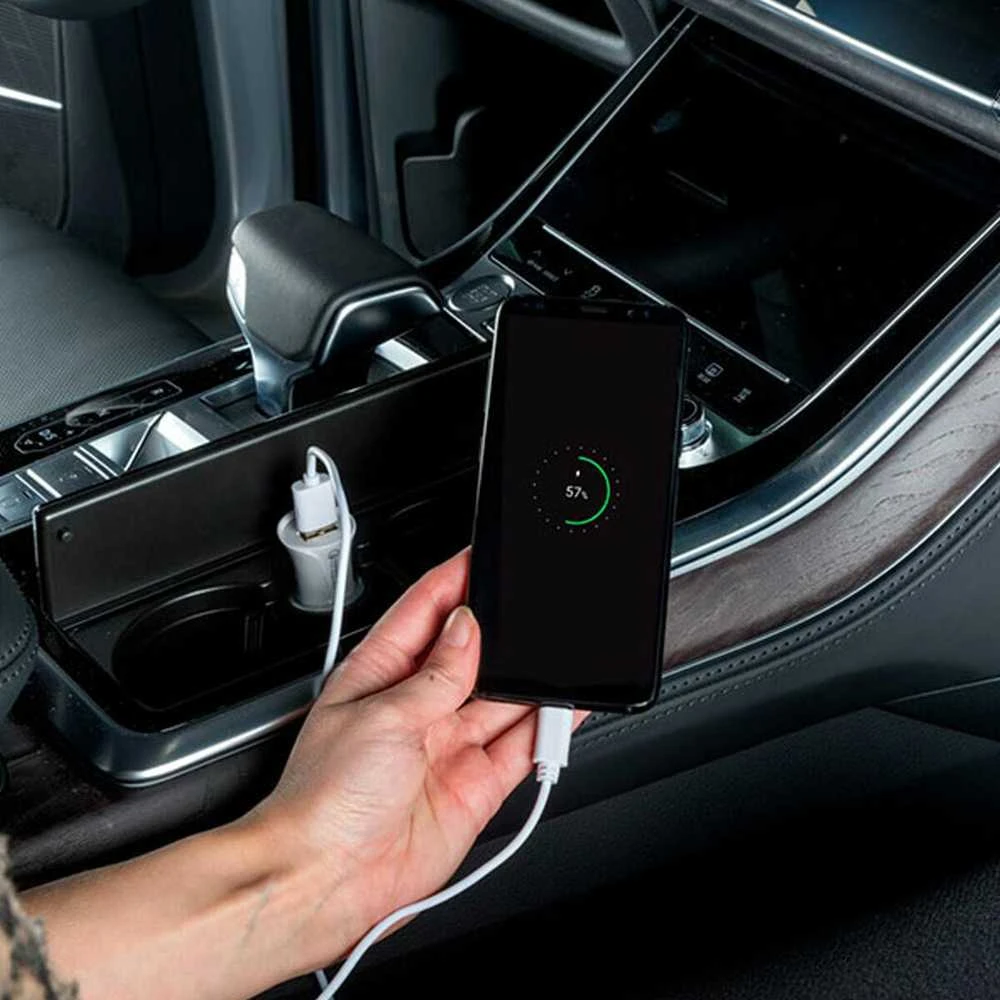 „All Ride“ kelioninis įkroviklis | 10 W | USB-A | su integruotu „micro USB“ laidu