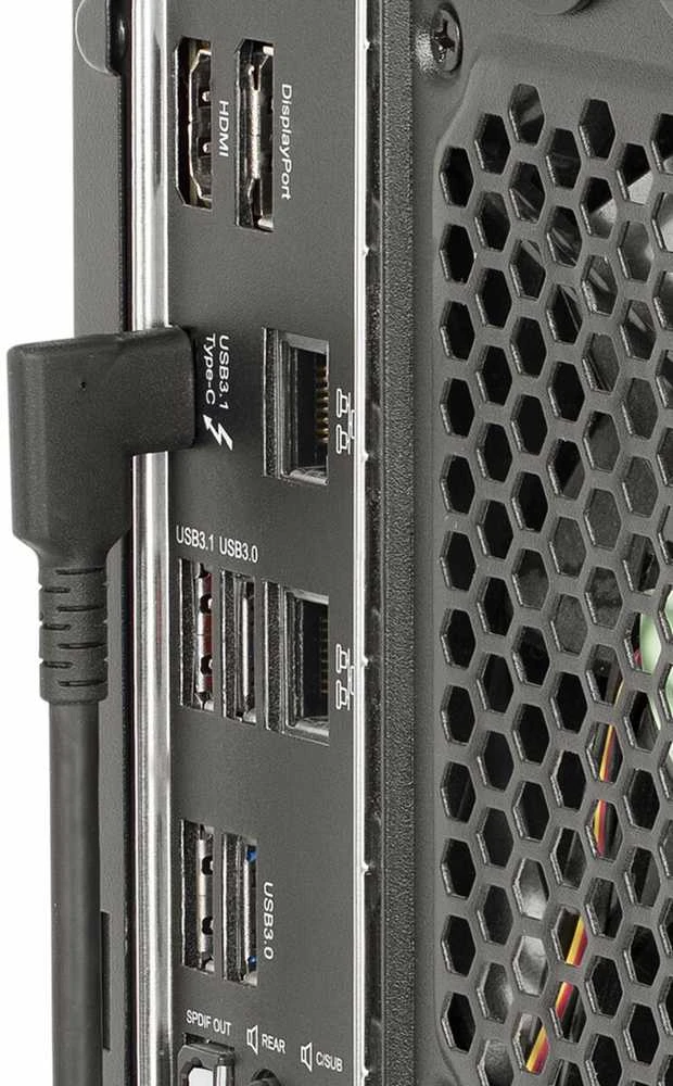 USB-C laidas Startech RUSB31CC50CMBR Juoda 50 cm