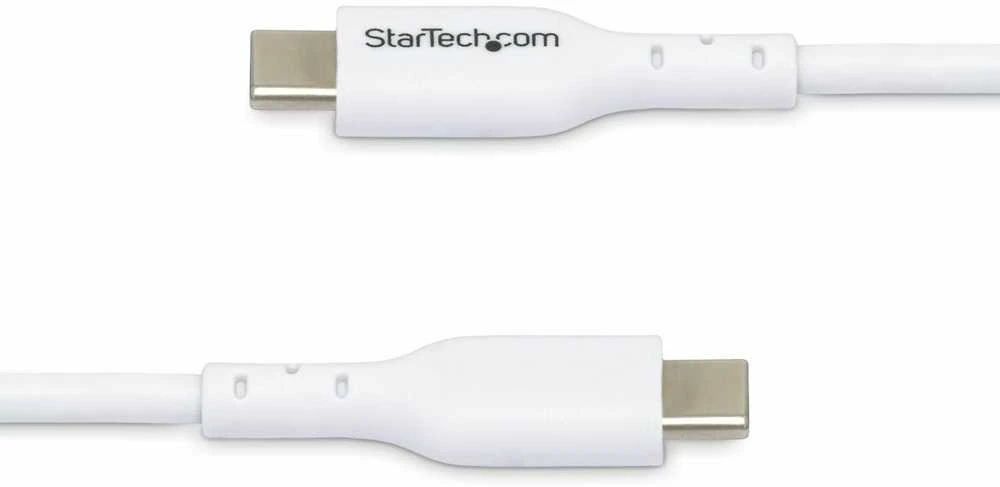 „StarTech“ 1M Baltas USB-C įkrovimo laidas / 60 W maitinimo tiekimas M/M TYPE-C